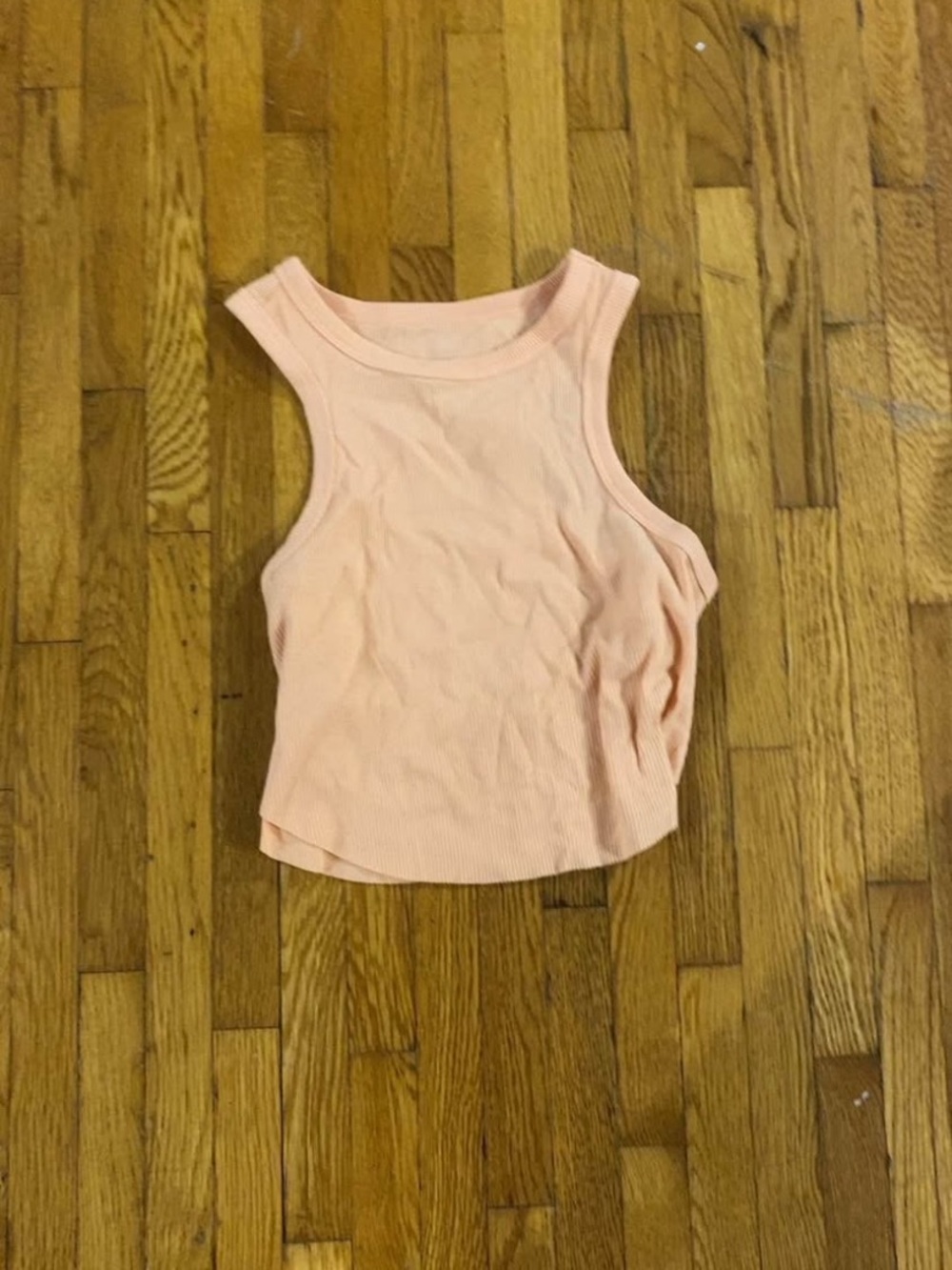 Target Blush Ribbed Crop Tank